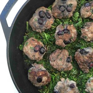 Blueberry sausage recipe from Liz Healthy Pursuits Liz Nutrition and Fitness