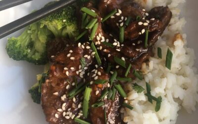 Healthier Mongolian Beef & Broccoli
