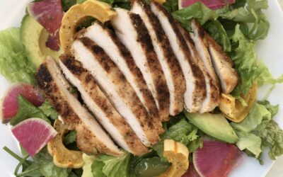 Chicken, Squash, and Radish Salad